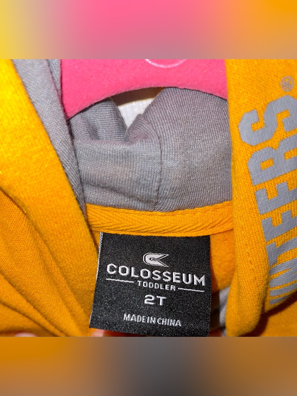 University of Tennessee Colosseum 2T kids hoodie football Vols orange - Picture 2 of 5